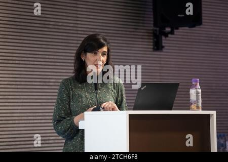Madrid, 30/03/2022. ABC Health Forum, 'cancro del colon. Prevenzione e trattamento". Oratori: José Ignacio Martín Valdés, Santiago González, Pedro Robledo, Ricardo Cubedo, Pilar Sánchez vera, Irene López Rojo e Ana Garnica. Foto: Isabel Permuy. ARCHDC. Crediti: Album / Archivo ABC / Isabel B. Permuy Foto Stock