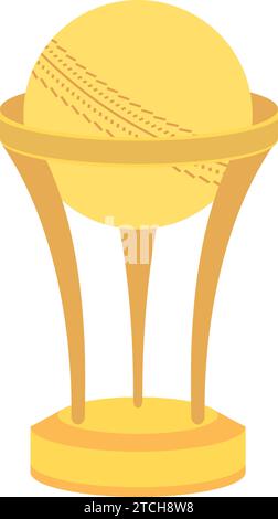 premio cricket trophy Illustrazione Vettoriale