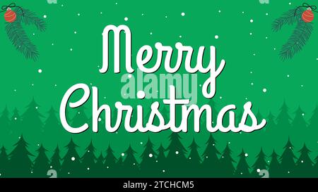 Banner natalizio, luccicanti luci natalizie ghirlande con alberi e tinsel dorati. Poster di natale, cartoline e intestazioni orizzontali per il sito Web. Felice anno nuovo Illustrazione Vettoriale