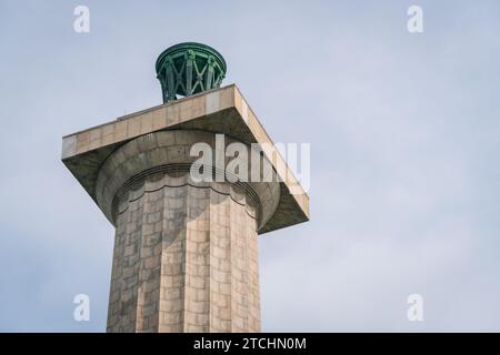 Obelisk of Perry's Victory & International Peace Memorial a Put-in-Bay, Ohio Foto Stock