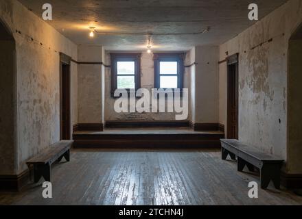 Ohio State Reformatory, storica prigione situata a Mansfield, Ohio Foto Stock