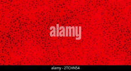 Spugna in schiuma rosso brillante senza cuciture. Illustrazione vettoriale. Struttura vettoriale del materiale sintetico. Sfondo foglio di vinile acetato. Detergente per bagno o show Illustrazione Vettoriale