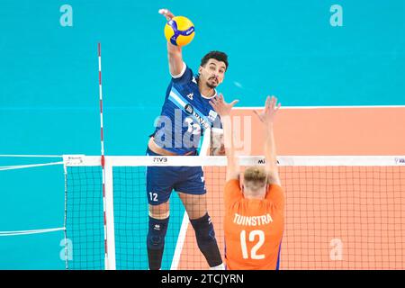 Bruno Lima (Argentina), Bennie Tuinstra (Paesi Bassi). Campionato del mondo di pallavolo 2022. Foto Stock