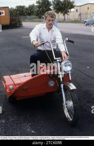 Björn Ortenheim. Ricercatore svedese, inventore. Nato il 30 luglio 1937 - 7 gennaio 2013. Pioniere nello sviluppo di veicoli elettrici in Svezia. La foto scattata nel 1978 quando il ciclomotore elettrico a tre ruote di Örtenheim è descritta come un'invenzione unica. Foto Stock