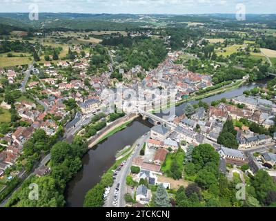 La Roque St Christophe France drone , aereo , vista dall'alto Foto Stock