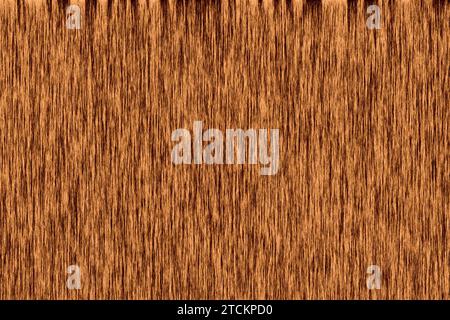 Un primo piano di una parete di legno, che mostra gli unici motivi di venatura del legno Foto Stock