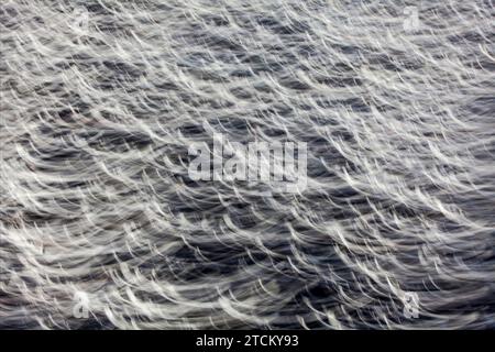 Ghiaia, sfondo astratto, effetto di pulizia, esposizione della lampadina Foto Stock