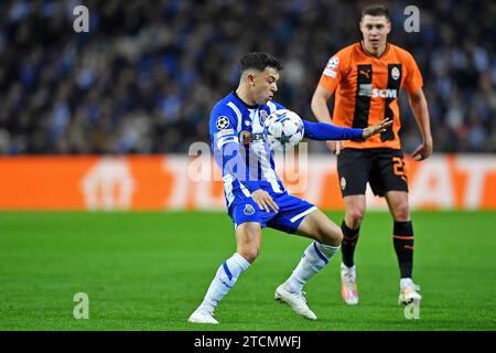 Porto, Portogallo. 13 dicembre 2023. Dragao Stadium, Champions League 2023/2024, FC Porto contro FC Shakhtar Donetsk; Pepe del FC Porto durante la partita di UEFA Champions League 2023/2024 gruppo H tra FC Porto e FC Shakhtar Donetsk al Dragao Stadium di Porto il 13 dicembre. Foto: Daniel Castro/DiaEsportivo/Alamy Live News Credit: DiaEsportivo/Alamy Live News Foto Stock