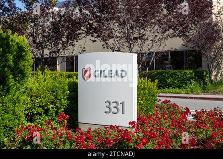 Sede centrale di Gilead Sciences a Foster City, California, USA - 7 giugno 2023. Foto Stock