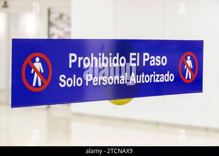 Merida Mexico, Aeroporto Internazionale Merida, Aeropuerto Internacional Manuel Crescencio Rejon, terminal interno dell'atrio, speakin messicano spagnolo Foto Stock