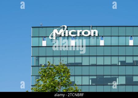 Edificio per uffici micron a San Jose, California, USA Foto Stock