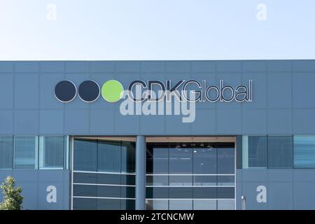 Sede centrale di CDK Global nella Silicon Valley, San Jose, CA, Stati Uniti Foto Stock