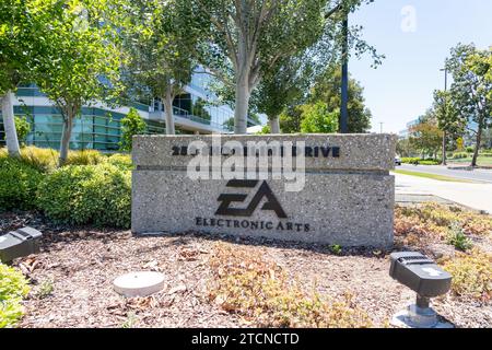 Sede della Electronic Arts a Redwood City, California, Stati Uniti Foto Stock