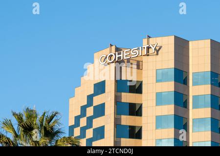 Sede centrale della Cohesity a San Jose, California, USA Foto Stock
