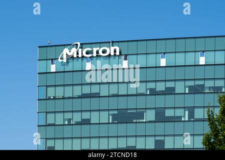 Edificio per uffici micron a San Jose, California, USA Foto Stock