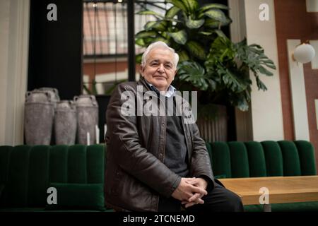 Madrid. 02/25/2022. Intervista allo scrittore Bernardo Díaz Nosti. Foto: Isabel Permuy. ArchDC. Crediti: Album / Archivo ABC / Isabel B. Permuy Foto Stock