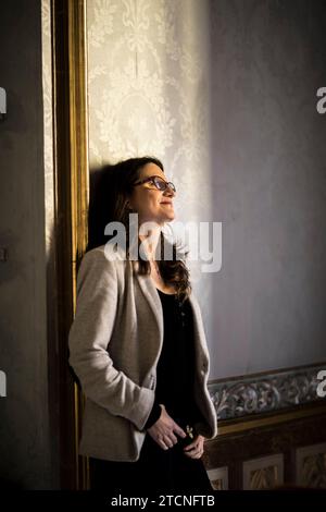 Valencia, 18/01/2017. Intervista a Mónica Oltra. Foto: Mikel Ponce Archdc. Crediti: Album / Archivo ABC / Mikel Ponce Foto Stock