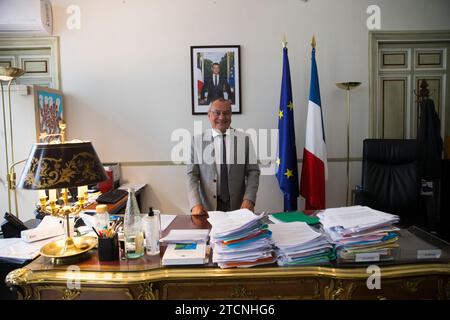 Madrid, 12/06/2020. Intervista con l'ambasciatore francese in Spagna, Jean Michel Casa. Foto: Ángel de Antonio. ARCHDC. Crediti: Album / Archivo ABC / Ángel de Antonio Foto Stock