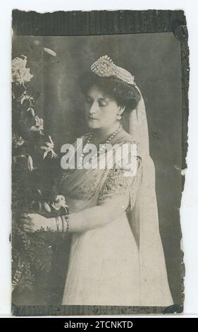 1900 (CA.). Ritratto di Alessandra Romanova, imperatrice consorte di Nicola II di Russia. Crediti: Album / Archivo ABC Foto Stock