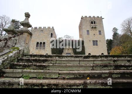 Sada (la Coruña), 12/09/2020. Esterno del maniero Meirás. Foto: Miguel Muñiz. ArchDC. Crediti: Album / Archivo ABC / Miguel Muñiz Foto Stock