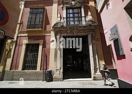 Siviglia, 07/10/2020. Rapporto al Palazzo della Contessa di Lebrija, in Cuna Street. Foto: Juan Flores ARCHSEV. Crediti: Album / Archivo ABC / Juan Flores Foto Stock