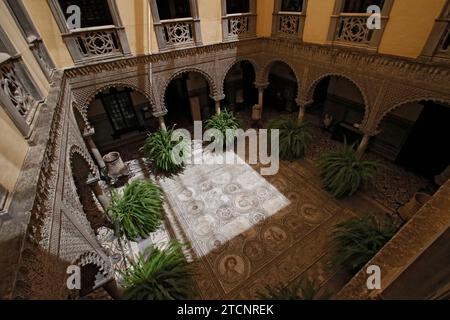 Siviglia, 07/10/2020. Rapporto al Palazzo della Contessa di Lebrija, in Cuna Street. Foto: Juan Flores ARCHSEV. Crediti: Album / Archivo ABC / Juan Flores Foto Stock