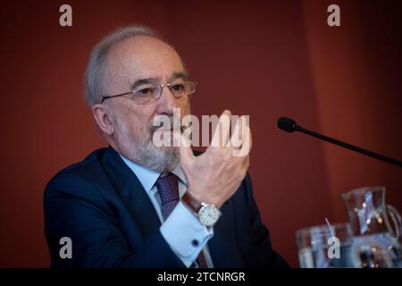 Madrid, 01/20/2020. Santiago Muñoz Machado presenta la relazione realizzata sul linguaggio inclusivo. Foto: Maya Balanya. ARCHDC. Crediti: Album / Archivo ABC / Maya Balanya Foto Stock