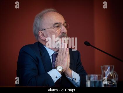 Madrid, 01/20/2020. Santiago Muñoz Machado presenta la relazione realizzata sul linguaggio inclusivo. Foto: Maya Balanya. ARCHDC. Crediti: Album / Archivo ABC / Maya Balanya Foto Stock