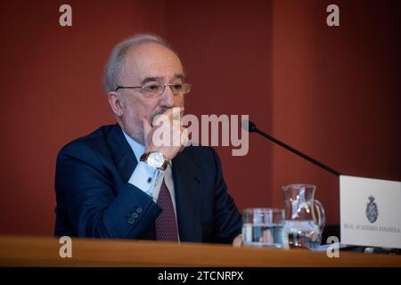 Madrid, 01/20/2020. Santiago Muñoz Machado presenta la relazione realizzata sul linguaggio inclusivo. Foto: Maya Balanya. ARCHDC. Crediti: Album / Archivo ABC / Maya Balanya Foto Stock