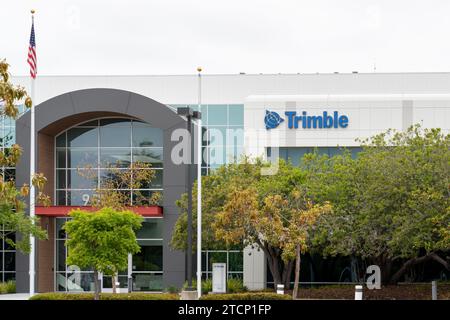 Ufficio Trimble a Sunnyvale, California, USA Foto Stock