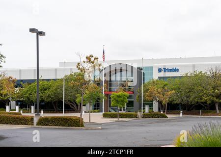 Ufficio Trimble a Sunnyvale, California, USA Foto Stock