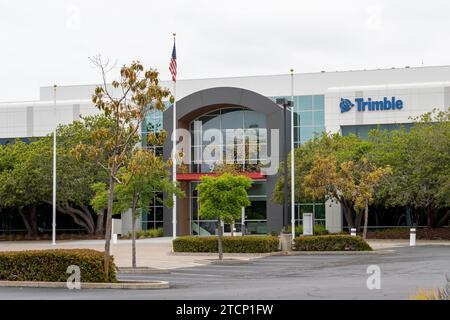 Ufficio Trimble a Sunnyvale, California, USA Foto Stock