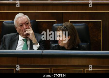 Madrid 02-20-2013 primo giorno della sessione mattutina del dibattito sullo stato della Nazione con l'intervento del presidente del governo Mariano Rajoy////// Foto. Jaime Garcia ..ArcDC.. Nell'immagine... Jaime Garcia. Crediti: Album / Archivo ABC / Jaime García Foto Stock