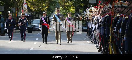 Madrid 10-12-2013 giornata ispanica evento centrale con la parata militare presieduta da Ssaarr i principi delle Asturie foto Jaime Garcia Arciduca Jaime Garcia. Crediti: Album / Archivo ABC / Jaime García Foto Stock