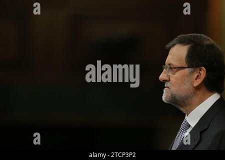 Madrid 02-20-2013 primo giorno della sessione mattutina del dibattito sullo stato della Nazione con l'intervento del presidente del governo Mariano Rajoy////// Foto. Jaime Garcia ..ArcDC.. Nell'immagine... Jaime Garcia. Crediti: Album / Archivo ABC / Jaime García Foto Stock