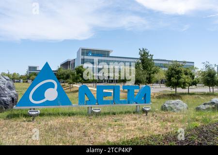 Sede centrale di Delta Electronics Americas a Fremont, CALIFORNIA, Stati Uniti Foto Stock