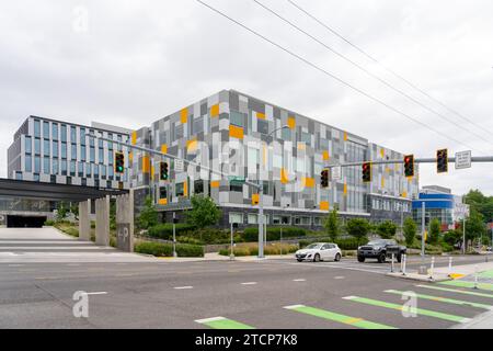 Sede centrale di Adidas North America a Portland, Oregon, Stati Uniti Foto Stock