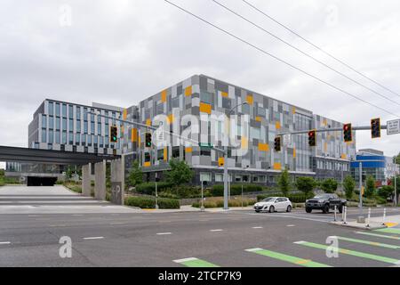 Sede centrale di Adidas North America a Portland, Oregon, Stati Uniti Foto Stock