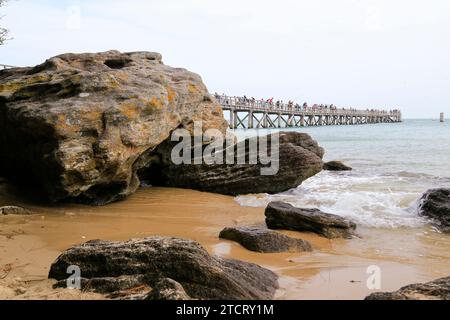 Isola di Noirmoutier, Vendee, Francia. Foto Stock