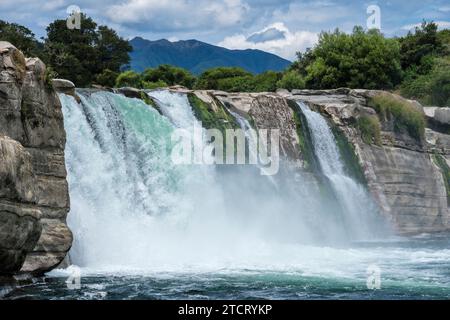 Cascate di Maruia, fiume Maruia, Shenandoah, Tasman, Isola del Sud, nuova Zelanda Foto Stock