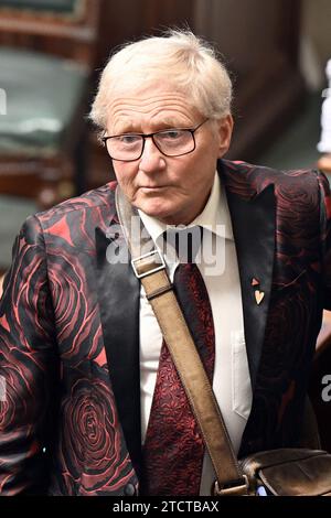 Bruxelles, Belgio. 14 dicembre 2023. PS' Daniel Senesael ritratto durante una sessione plenaria della camera al Parlamento federale a Bruxelles, giovedì 14 dicembre 2023. BELGA PHOTO ERIC LALMAND Credit: Belga News Agency/Alamy Live News Foto Stock