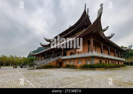 Il tempio buddhista di Bai Dinh a Ninh Binh in Vietnam Foto Stock