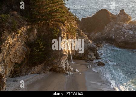 Cascate McWay a Sunset Foto Stock