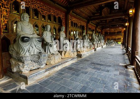 Il tempio buddhista di Bai Dinh a Ninh Binh in Vietnam Foto Stock