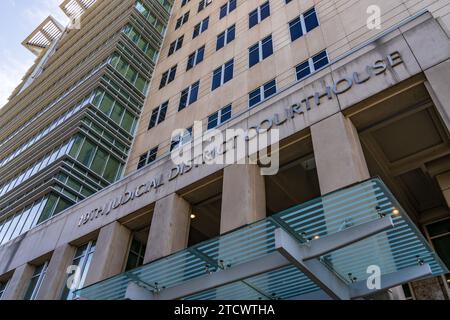 Baton Rouge, LOUISIANA - 27 ottobre 2023: 19th Judicial District Courthous nella capitale dello stato della Louisiana Foto Stock