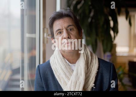 Madrid, 21/03/2014. Il musicista Manolo ha visitato l'ABC.es Chat. Foto: Juan Piedra. ArchDC. Crediti: Album / Archivo ABC / Juan Piedra Foto Stock