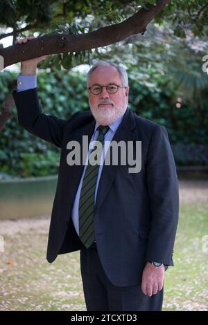 Madrid 04-10-2014 intervista al Ministro dell'Agricoltura Miguel Arias Cañete.... Foto: Angel de Antonio....ARCHDC. Crediti: Album / Archivo ABC / Ángel de Antonio Foto Stock