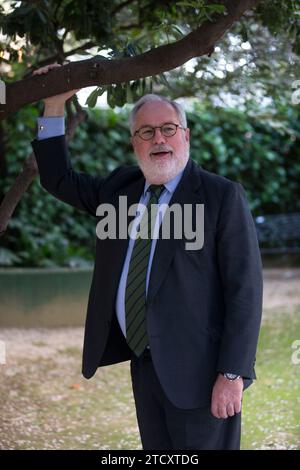 Madrid 04-10-2014 intervista al Ministro dell'Agricoltura Miguel Arias Cañete.... Foto: Angel de Antonio....ARCHDC. Crediti: Album / Archivo ABC / Ángel de Antonio Foto Stock