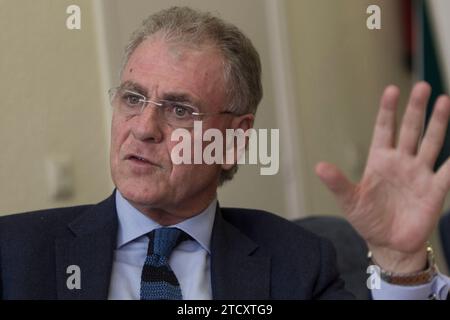 04/10/2014. Madrid, 04/10/2016. Intervista a José Luis Zoreda, vicepresidente esecutivo di Exceltur. Foto: Isabel Permuy. ARCHDC. Crediti: Album / Archivo ABC / Isabel B Permuy Foto Stock