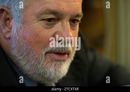 Madrid 04-10-2014 intervista al Ministro dell'Agricoltura Miguel Arias Cañete -..... Foto: Angel de Antonio .... ARCHDC. Crediti: Album / Archivo ABC / Ángel de Antonio Foto Stock